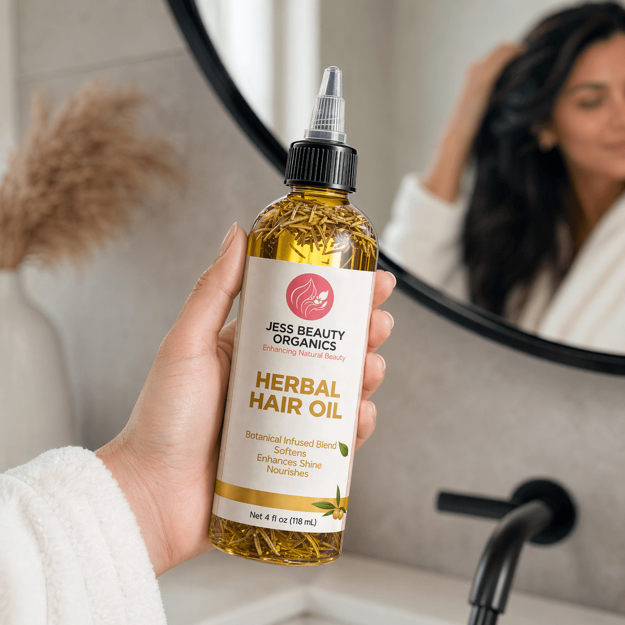 Herbal Hair Oil -  4 oz